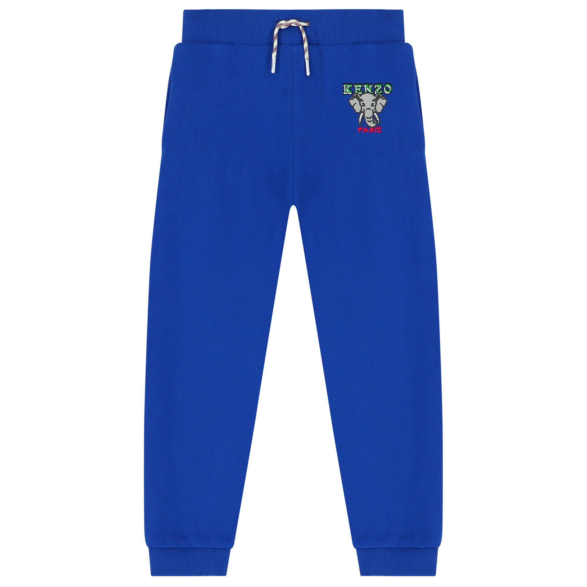 KENZO KIDS Boys Blue Logo Joggers Junior Couture UAE